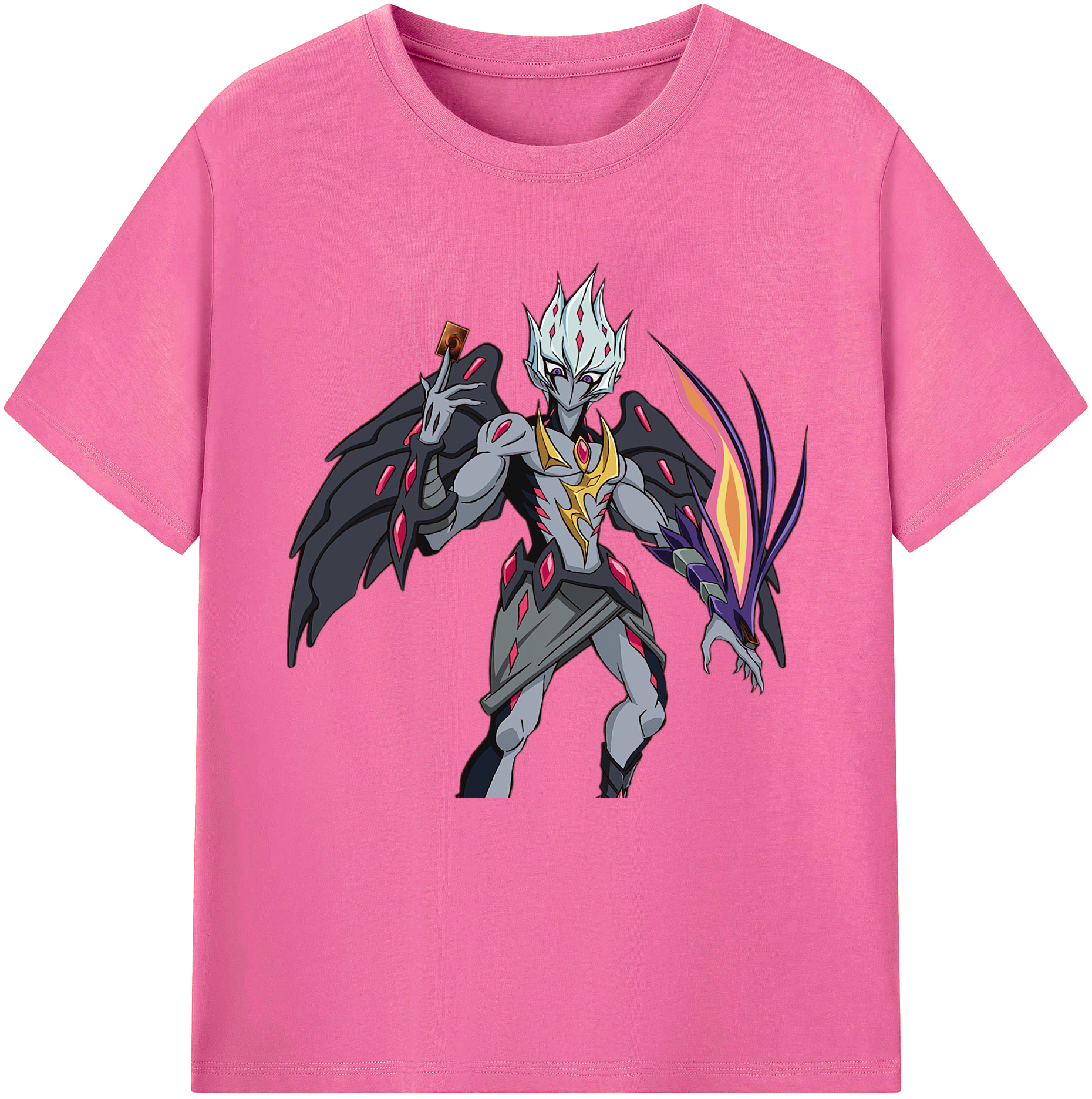 （画像用） 遊☆戯☆王 Yu-Gi-Oh! レディースカジュアルプリントTシャツ（綿100％）